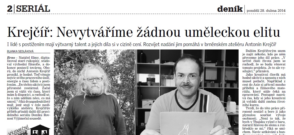 Deník 28. dubna 2014